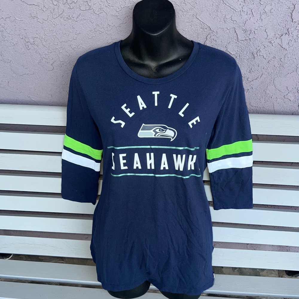 Seattle Seahawks Navy Blue T-Shirt